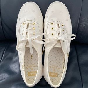 NWT Kate Spade KEDS canvas shoes in sz 7.